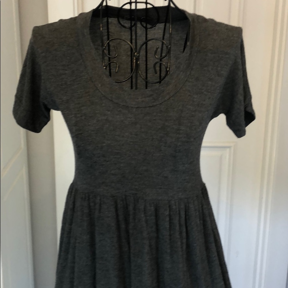Gray cotton top